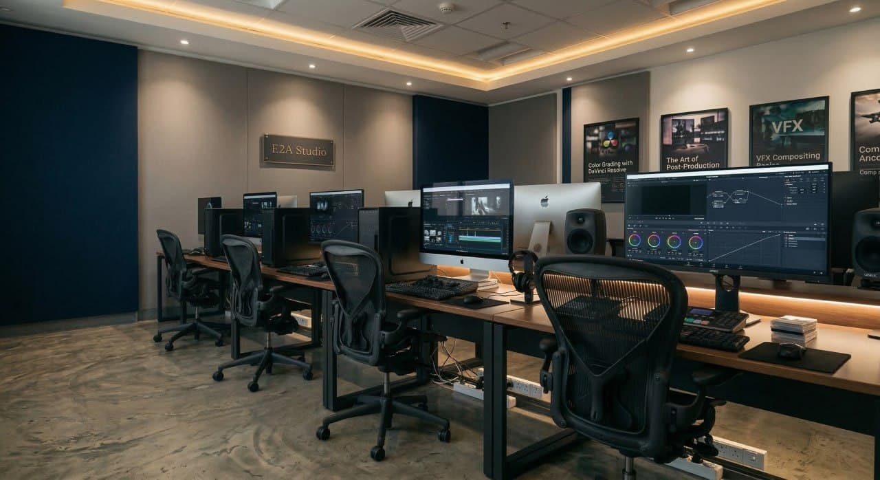 E2A Studio practical training setup